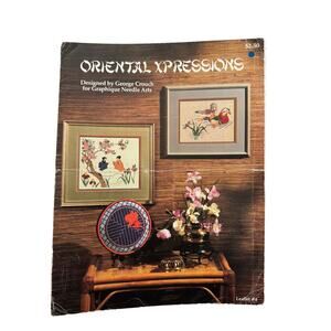 Vintage Oriental Expressions Cross Stitch Design Booklet 3 Design 1979 Graphique